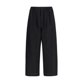 Pantalones de lino negro para dormir  