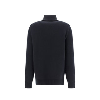 Black Lamb Fur Full-Length Jacket