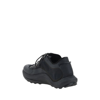 Schwarze Sportsneaker aus Polyester