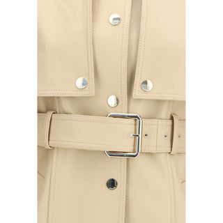 Beige Lamb Ovis Aries Aries Leather Jacket