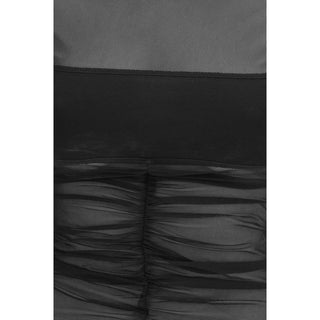Blusa negra de nailon
