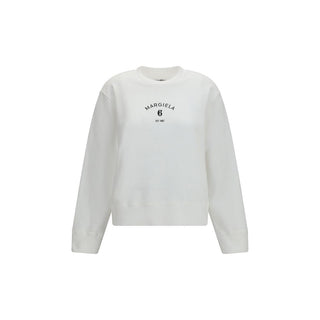 White Cotton Sweatshirt