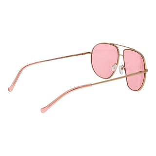 Gafas de sol de metal doradas