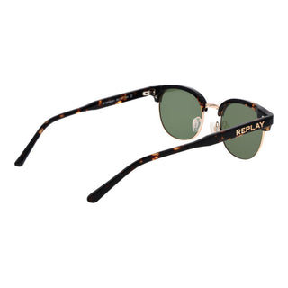 Brown Metal Sunglasses
