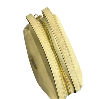 Yellow Leather Women Shoulder Bag
