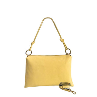 Yellow Leather Women Bag