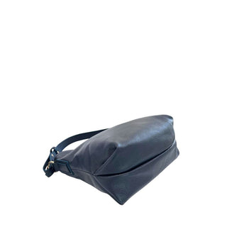Damen-Umhängetasche aus blauem Rindsleder