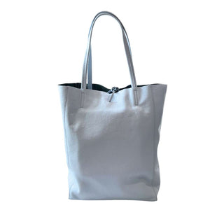 Blue Cowhide Clutch Bag