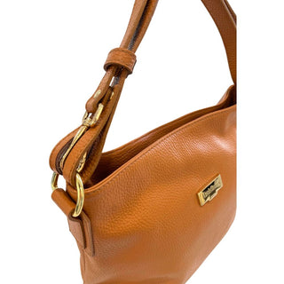 Brown Leather Women Shoulder Bag