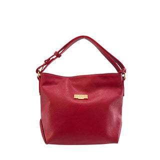 Damen-Schultertasche aus rotem Leder