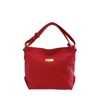 Rote Damenhandtasche aus Leder