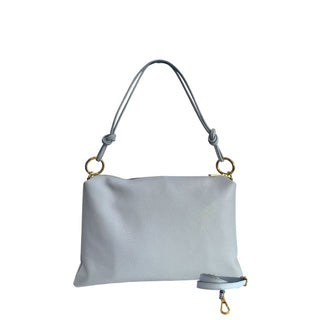 Blaue Ledertasche für Damen