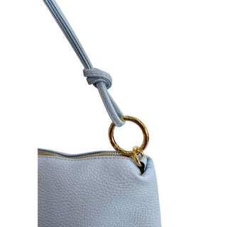 Blaue Ledertasche für Damen