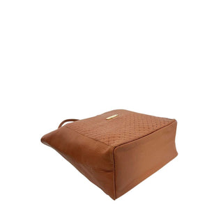 Braune Damenhandtasche aus Leder