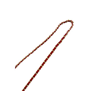 Rote Leder-Umhängetasche für Damen