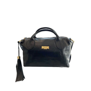 Black Leather Women Handbag