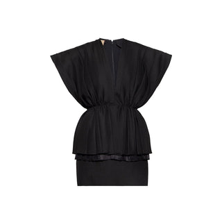 Black Wool Cocktail Dress
