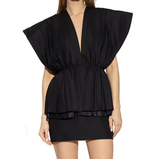 Black Wool Cocktail Dress