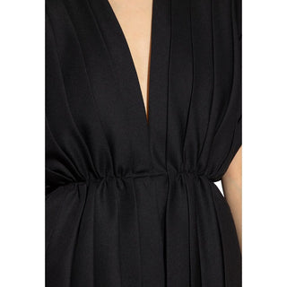 Black Wool Cocktail Dress