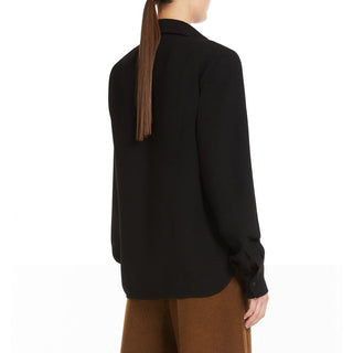 Black Cotton Dress Shirt