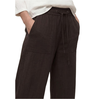 Braune Viskose-Freizeithose