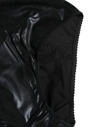 Schwarzer hochtaillierter Slip-Hüfthalter Unterwäsche