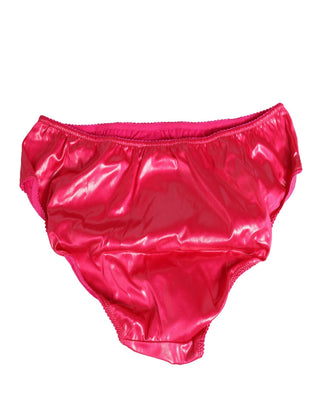Rosa Seidensatin-Slip Miederhöschen Unterwäsche