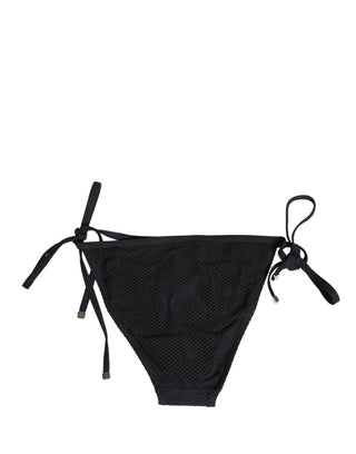 Schwarzer Bikini-Slip zum Binden Bademode