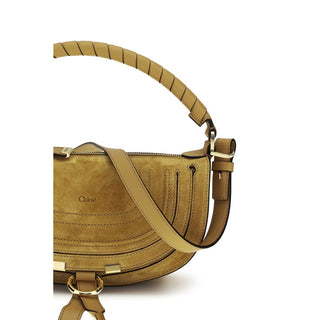 Schultertasche aus braunem Kalbsleder vom Bos Taurus