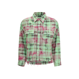Bicolor Cotton Pattern Shirt