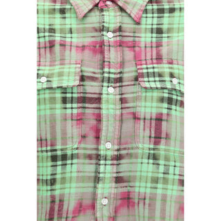 Bicolor Cotton Pattern Shirt