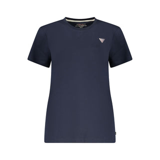 Blue Cotton Women's T-Shirt