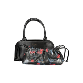 Black Polyurethane Women's Bag