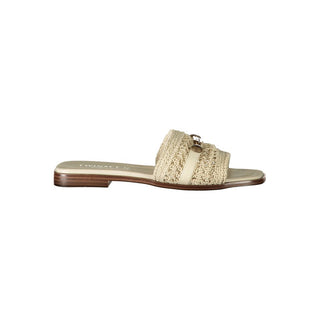 Beige Leather Women's Sandal