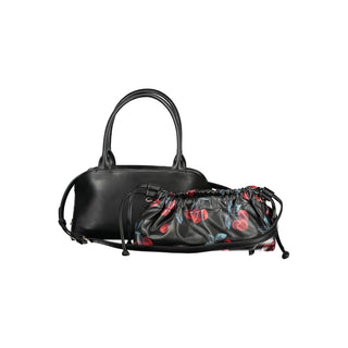 Black Polyurethane Women's Bag
