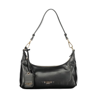Bolso de mujer de poliuretano negro