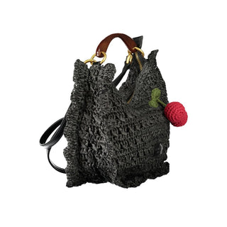 Nero Polyester Women's Bag