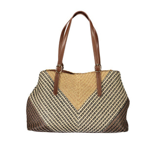 Brown Polyester Women's Bag