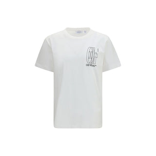 Camiseta de algodón blanca