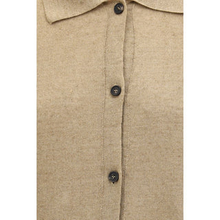 Beige Linen Cardigan