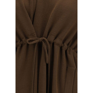Brown Viscose Coat
