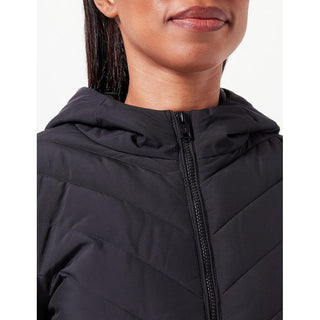 Schwarze Polyester-Shell-Jacke