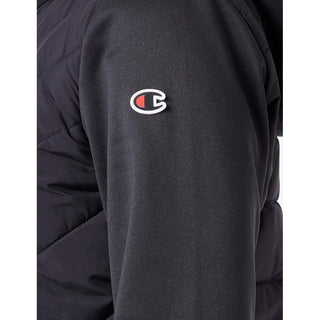 Schwarze Polyester-Shell-Jacke