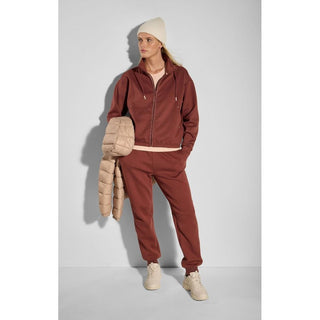 Burgundy Polyester Sweatshirt