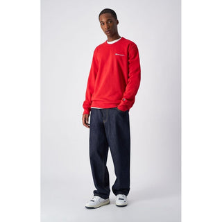 Sudadera de algodón burdeos