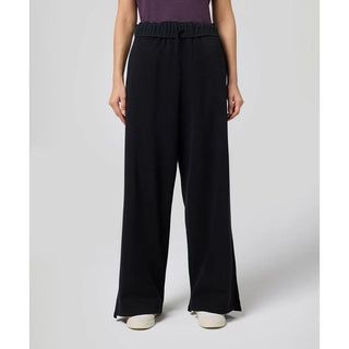 Pantalones casuales de algodón negro