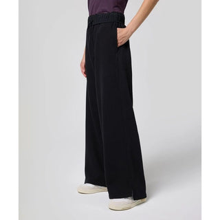 Pantalones casuales de algodón negro