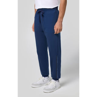 Blue Cotton Joggers (Workout Pants)