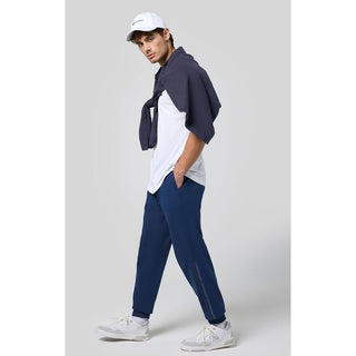 Blaue Baumwoll-Jogginghose (Trainingshose)