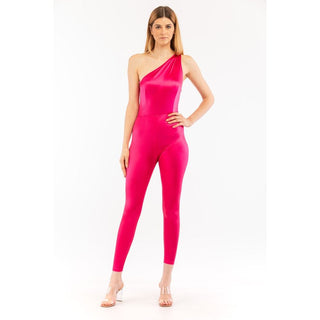 Pink Polyamide Jumpsuit